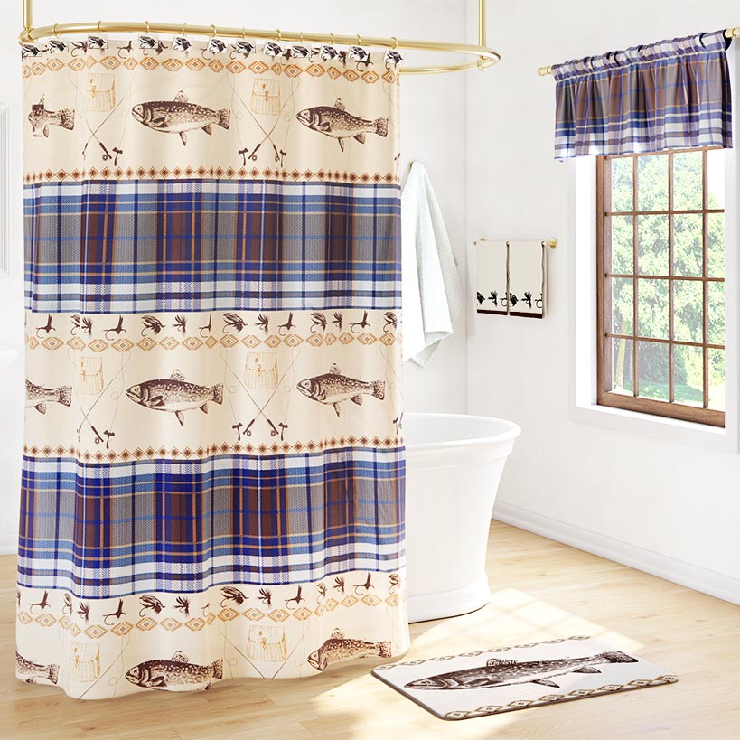 Fly Fishing Rustic Bathroom Collection