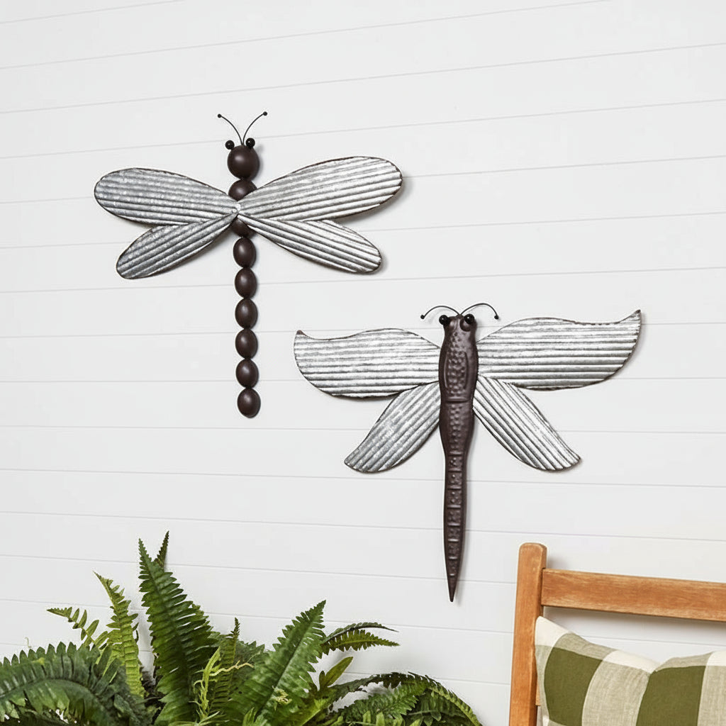 Galvanized Butterfly Wall Décor
