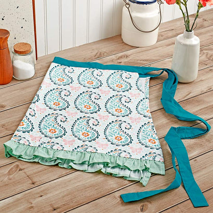 Dolly Parton Paisley Floral Half Apron