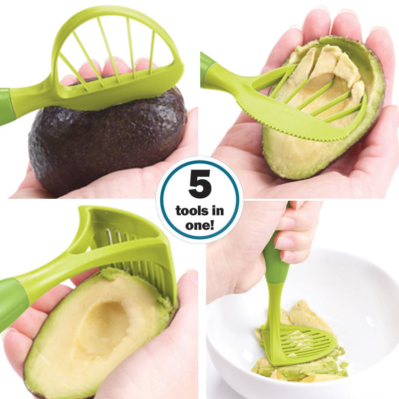 Avocado Kitchen Tool - Cut, Pit, Slice, Scoop, Mash