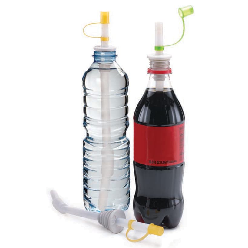 Jokari Sip and Seal Soda Straws for Bottled Beverages 2 Pack