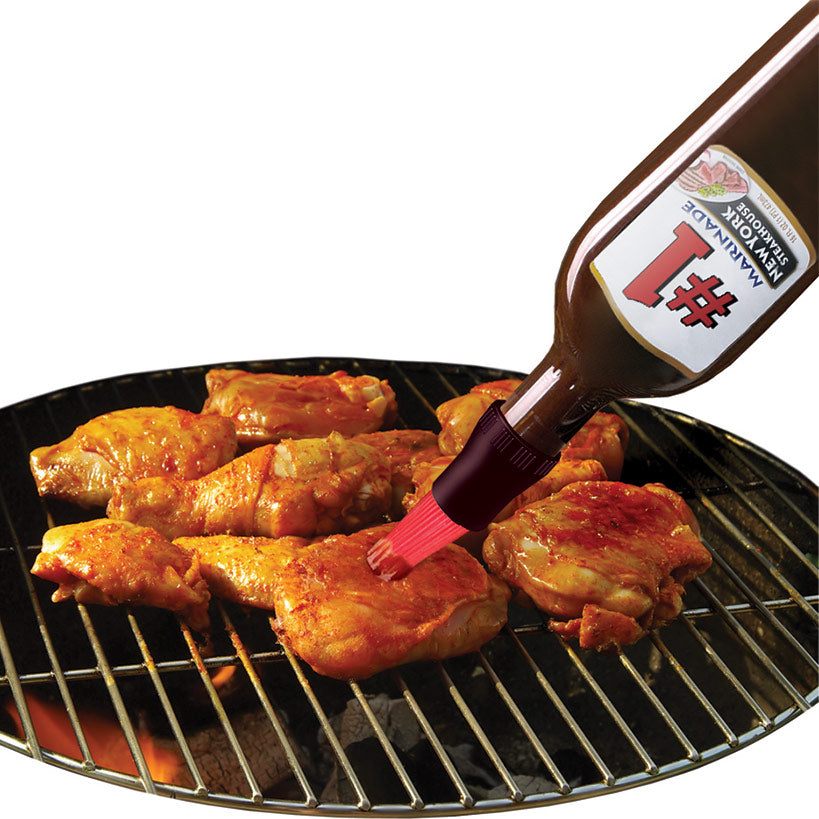 Silicone Bottle Top Basting Brush for BBQ