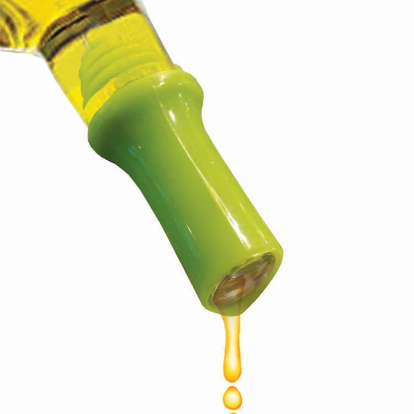 Self-Closing Slow Pour Spout Top - for Oil or Wine Bottles