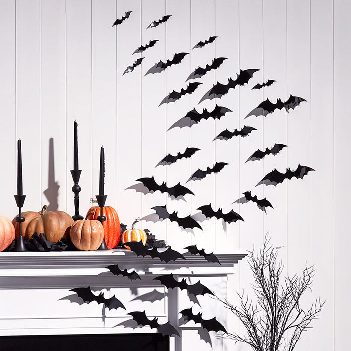 Halloween Bat Décor - 28 Piece Set | The Lakeside Collection