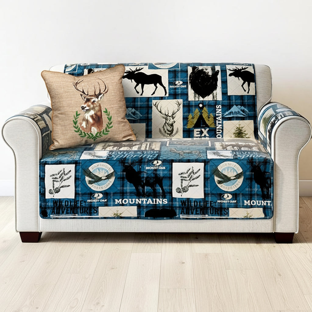 Mossy Oak Never Stop Exploring Furniture Cover Chair, Loveseat, or Sofa