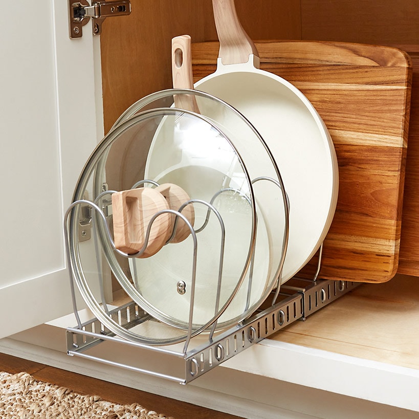 Expandable Pantry Pan and Pot Lid Organizer - Kitchen