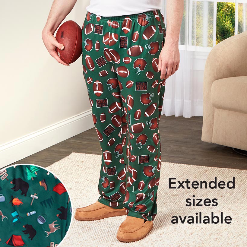 Men's Printed Pajama Lounge Pants