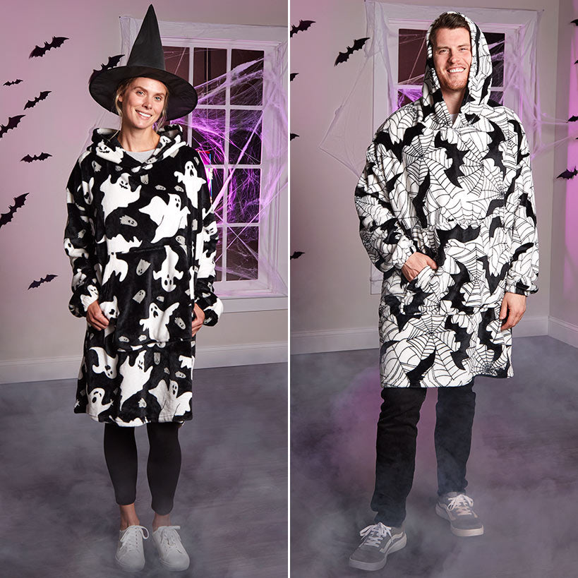 Halloween Fuzzy Oversized Hoodie