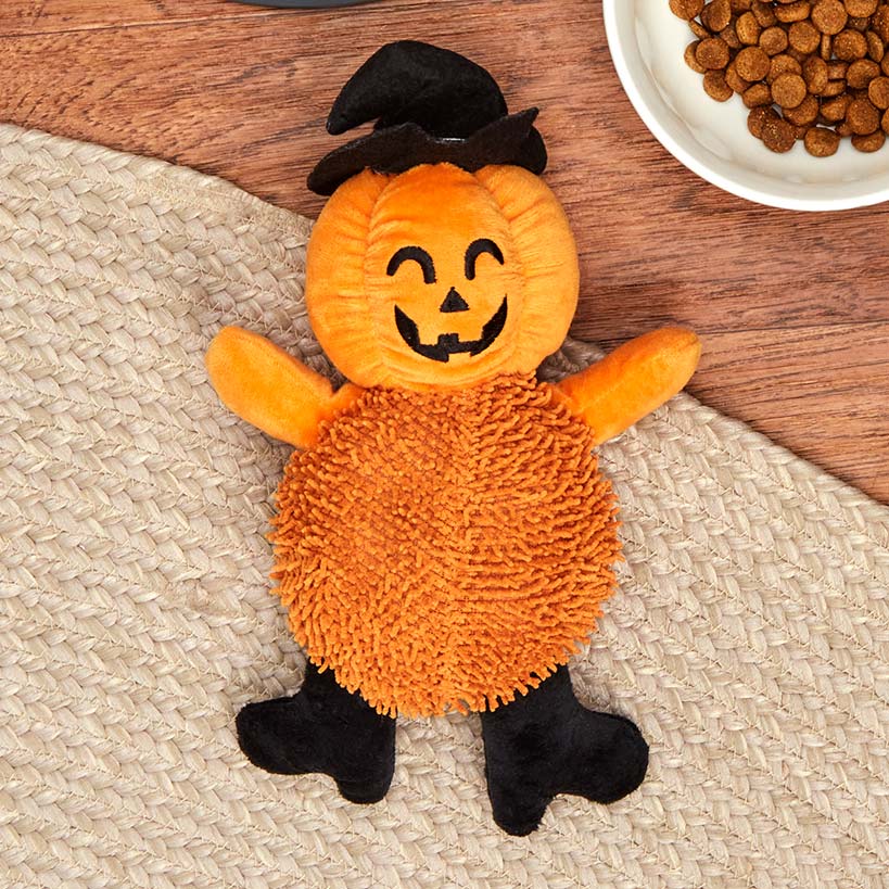Giggling Pumpkin Halloween Dog Toy