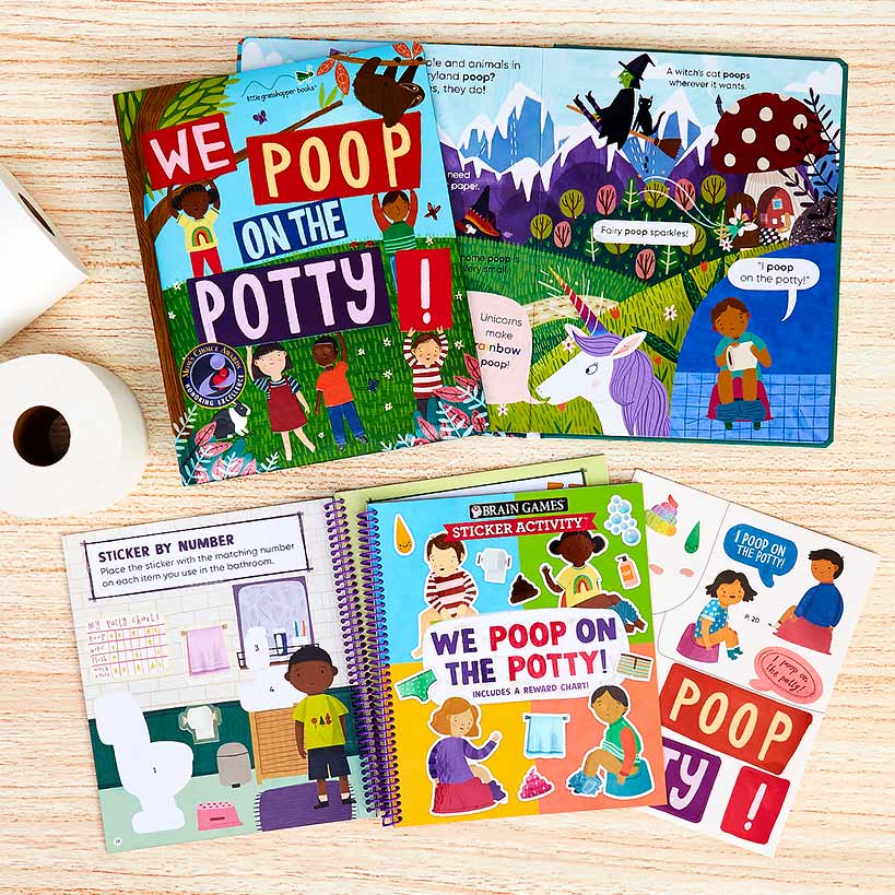 Stress-Free Potty Training - Fun Books & Sticker Activities for Kids