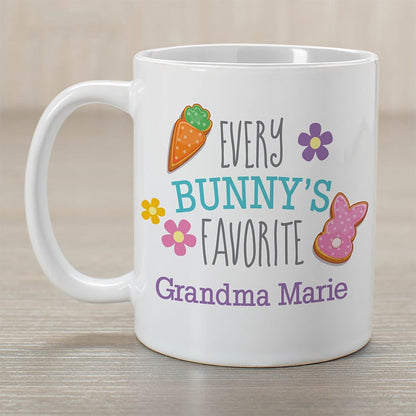 Personalized Easter Every Bunny Favorite Coffee Mug