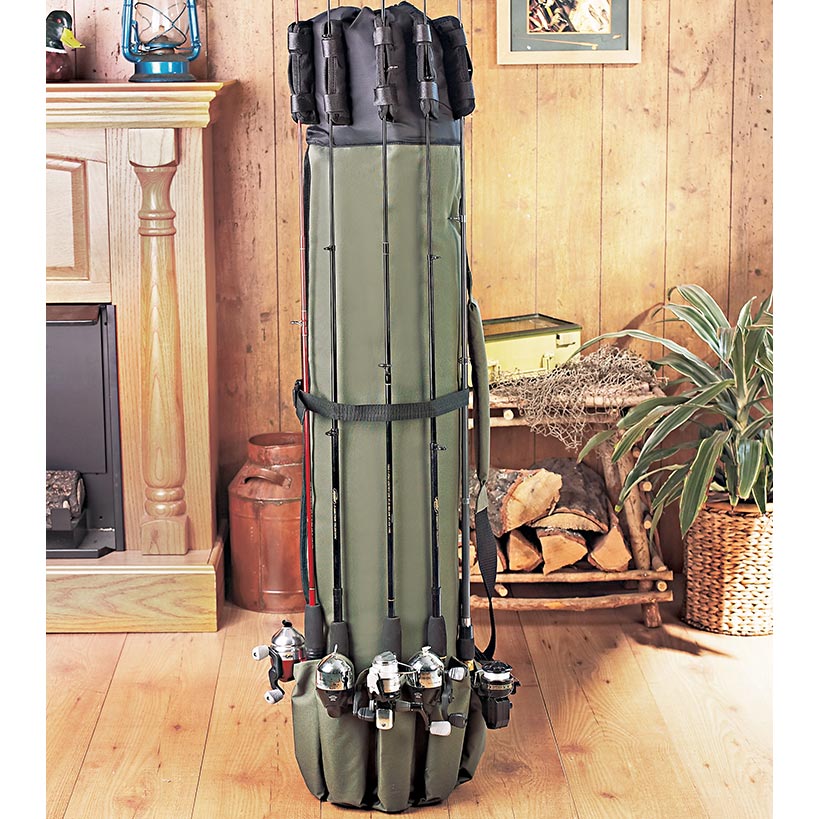 Fishing Multi-Rod Carrier And Storage Case