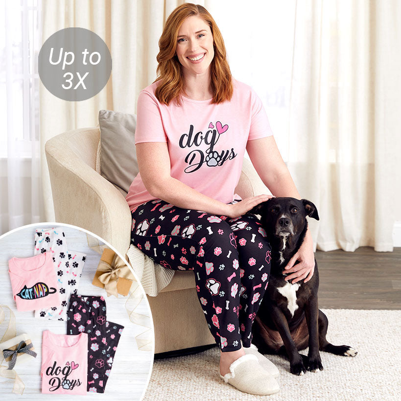 Women's Dog or Cat Pajama Set
