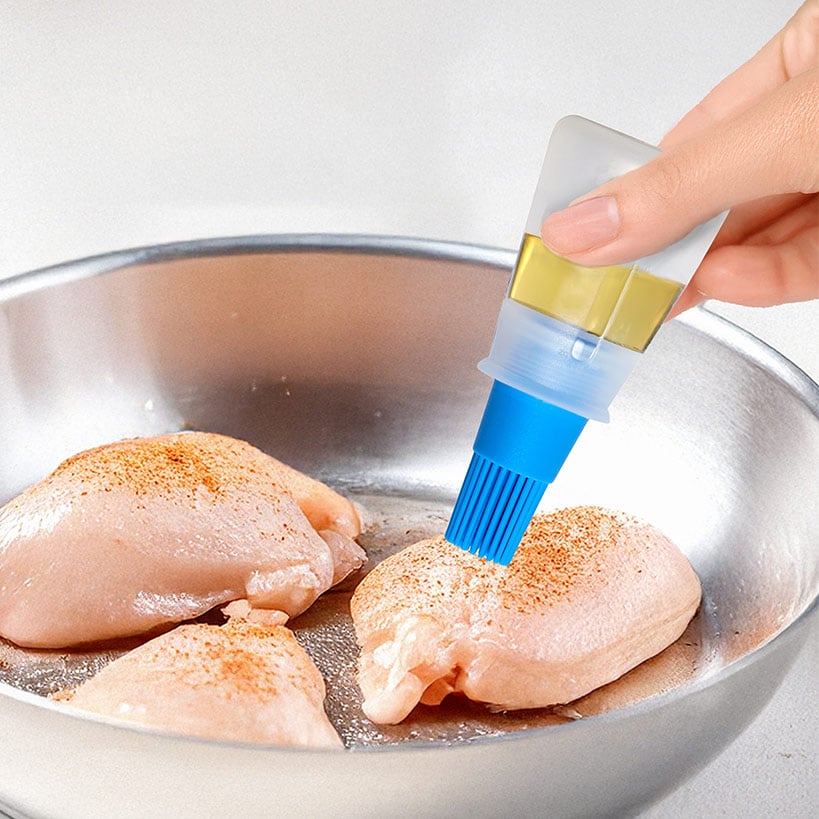 Oil Dispenser with Brush - Set of 2