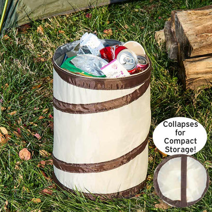 Collapsible 13" Portable Trash Can - RV or Home