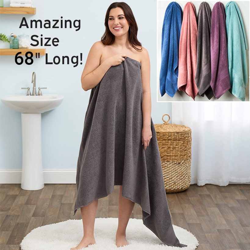 Zero-Twist Quick Dry Bath Sheet
