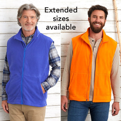 Men's Fleece Zip-Up Vest