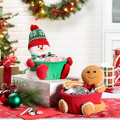 Gingerbread Small Wicker Basket