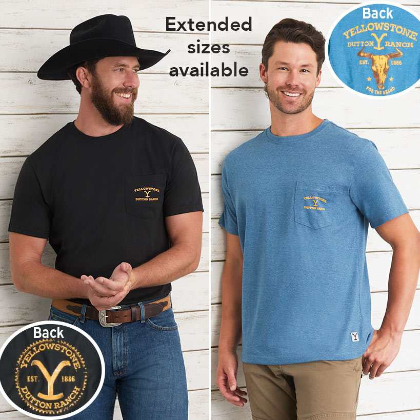 Yellowstone Short-Sleeve Shirt with Pocket