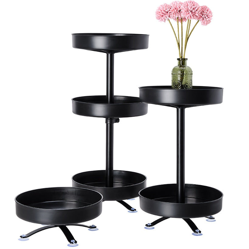 Kitchen Rotating Storage Rack - 1-Tier, 2-Tier, 3-Tier