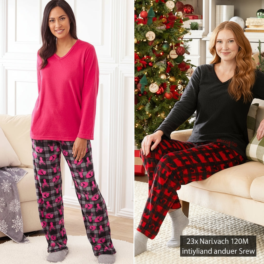 Mossy Oak Fleece Women's Pajama Set 2 Piece