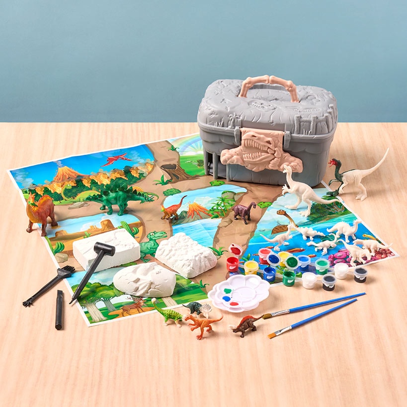 Kids' Archaeological Paint Set - Play, Paint Dinosaurs and Discover Fossils