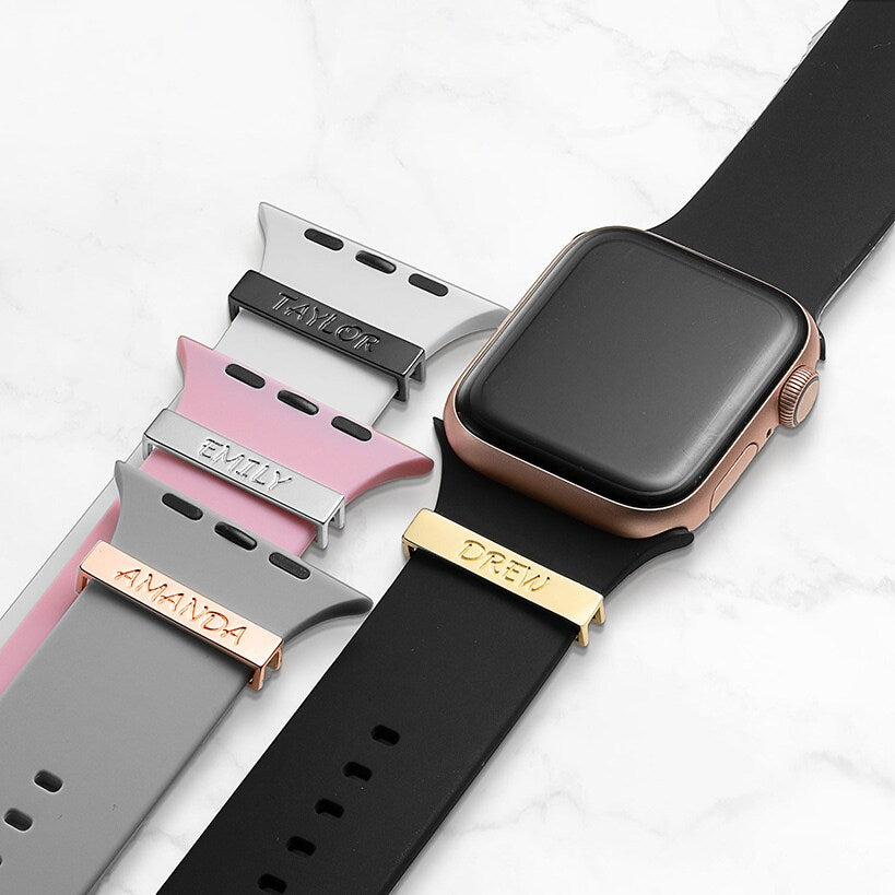 Personalized Plated Name Slider for Tech Watch