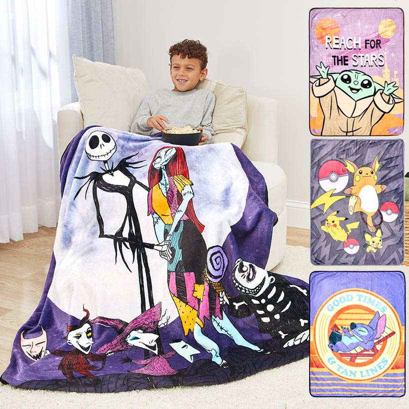 Kids Licensed Character Silk Touch Throw 46" x 60" Explorer