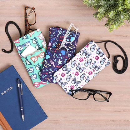 Quilted Glasses Case on a String