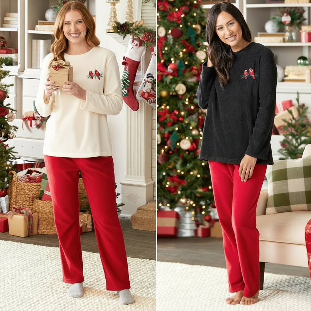 Women's Pajama Set 2-Pc. Cardinal
