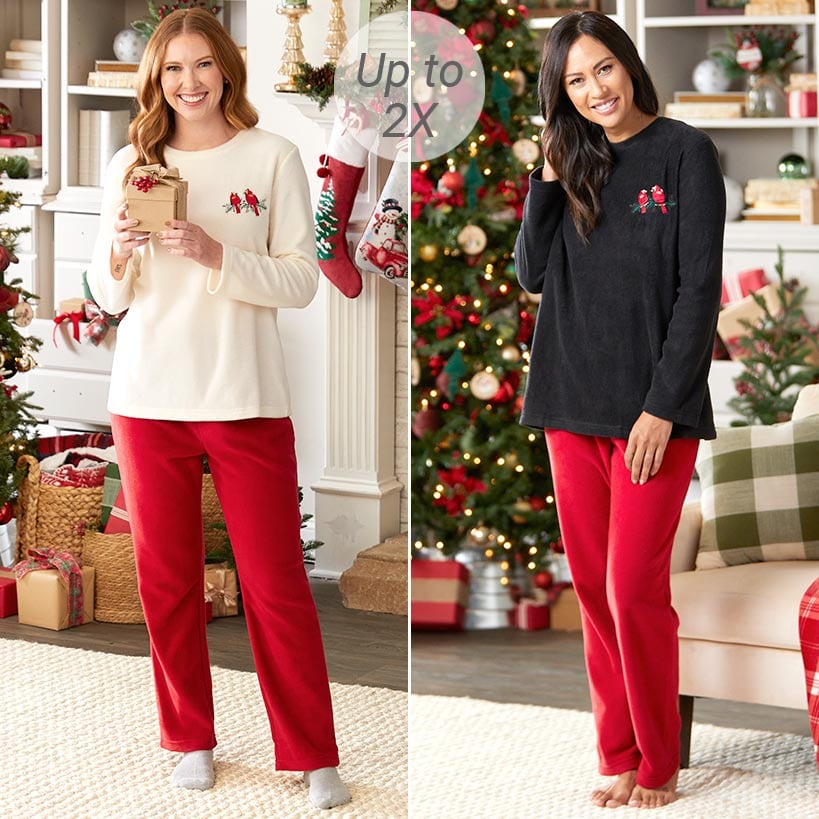 Women's Pajama Set 2-Pc. Cardinal