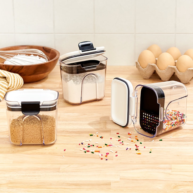 Mini 1-1/2 Cup Food Storage Containers - Set of 3