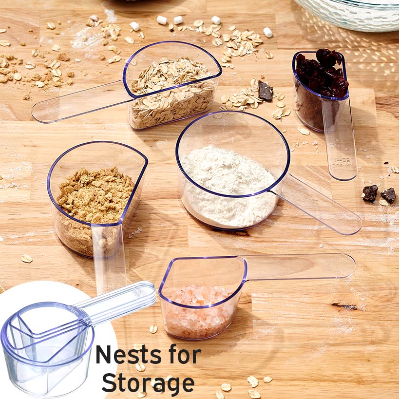 Visual Measuring Cups 4 Pc