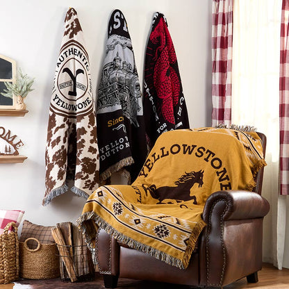 Yellowstone Woven Jacquard Throw 46" x 60"