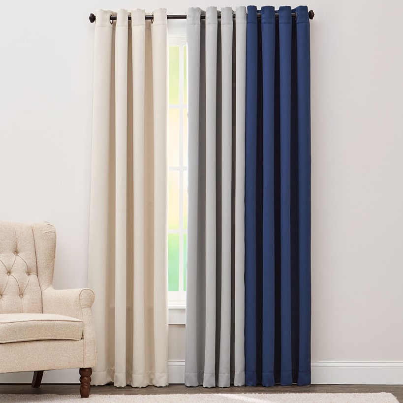 Room Darkening Window Panel 52"W x 63"L or 52"W x 84"L
