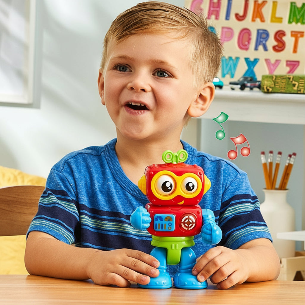 My First Robot - Interactive Toy with Lights, Sounds, and Movable Parts