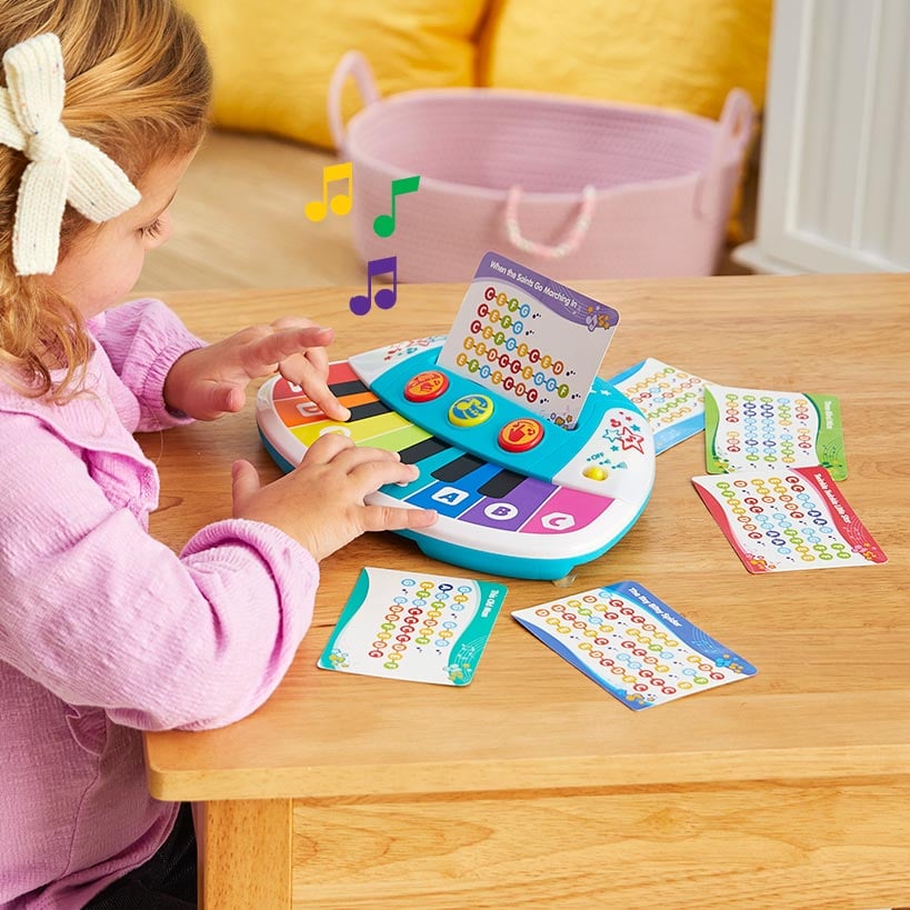 Musical Magic Touch Piano - Interactive Light and Sound Toy for Kids