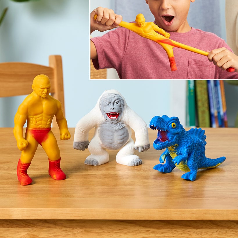 Super Stretchy Figures - Durable, Squishy Toys for Fun and Stress Relief