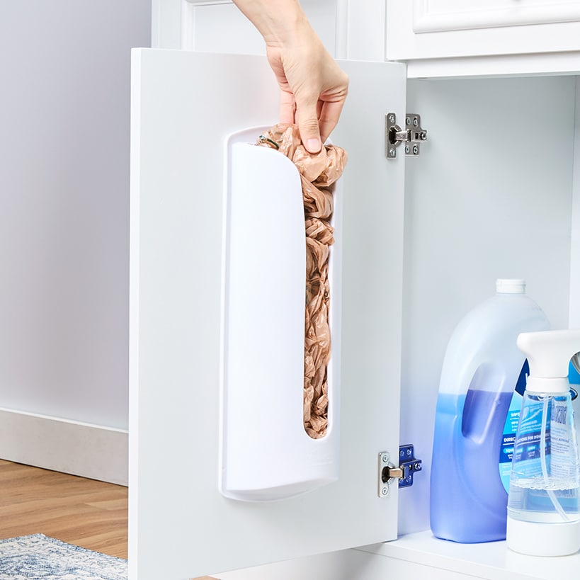 BagStor® Holder and Dispenser for Plastic Bags