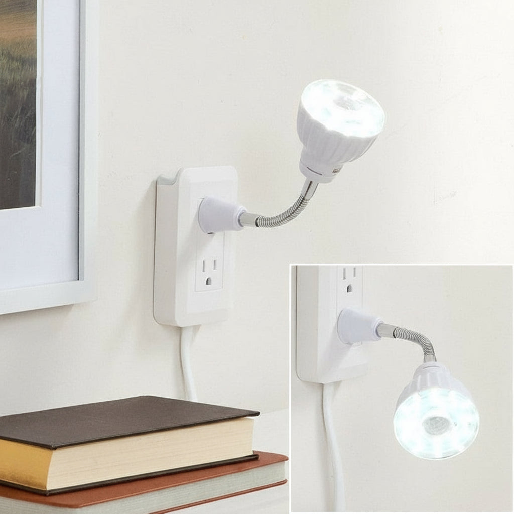 LED Motion Sensor Flexible Plug-In Light
