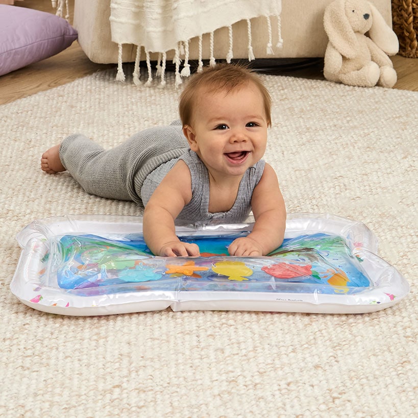 Inflatable Baby Water Mat Activity Play Center For Sensory Stimulation