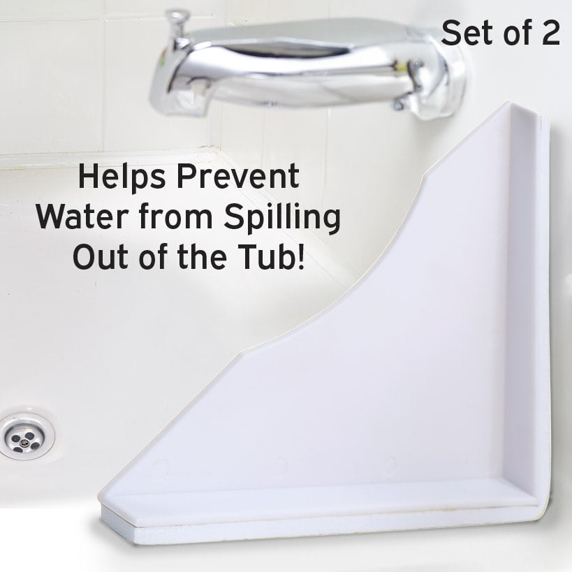 Bathtub Corner Splash Guards - 2-Pk.