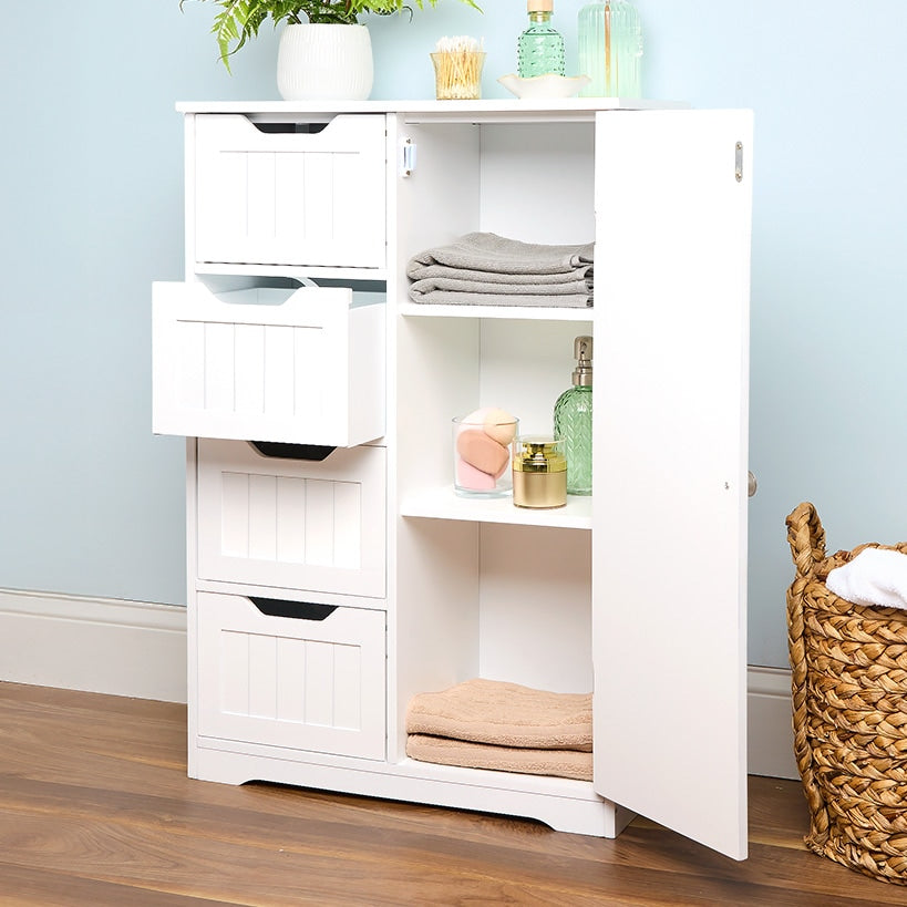 Storage Cabinet with 4 Drawers