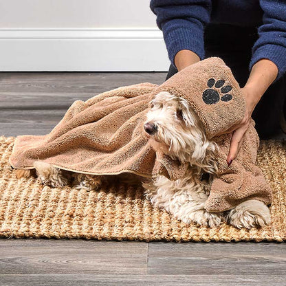 Large Dog Drying Towel - Super Absorbent, Soft, Quick Drying, Multipurpose