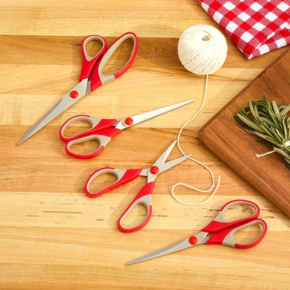 Multi-Purpose Household Scissors - Set of 4
