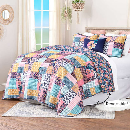 Jolene Patchwork Reversible Full/Queen or King Quilt