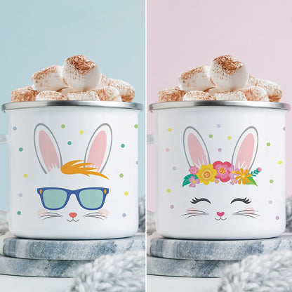 Personalized Easter Bunny Camp Mug