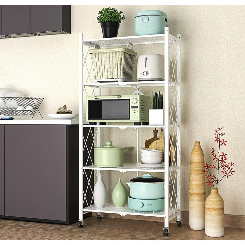 Heavy Duty Foldable Storage Shelving Unit - 5-Tier