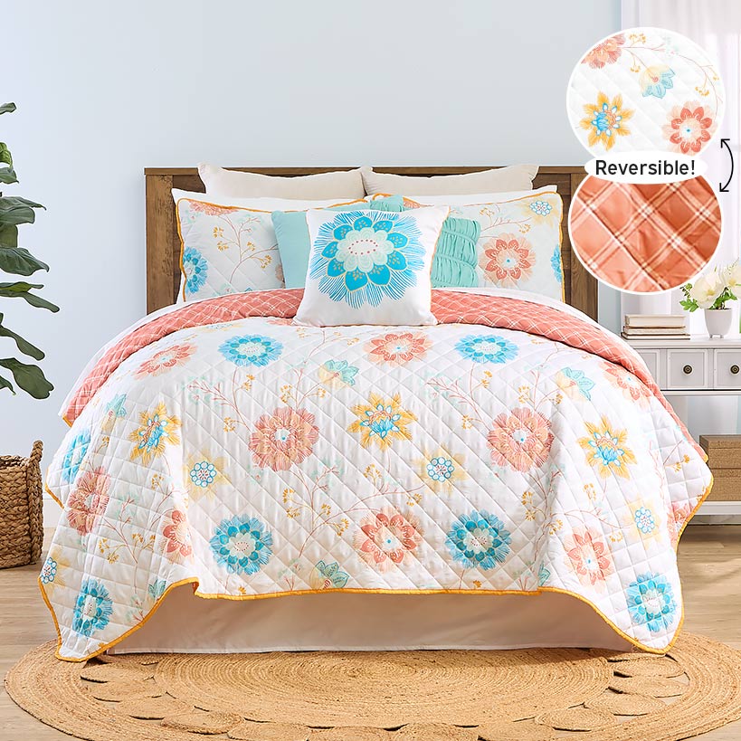 Shana Spring Floral Full/Queen or King Quilt