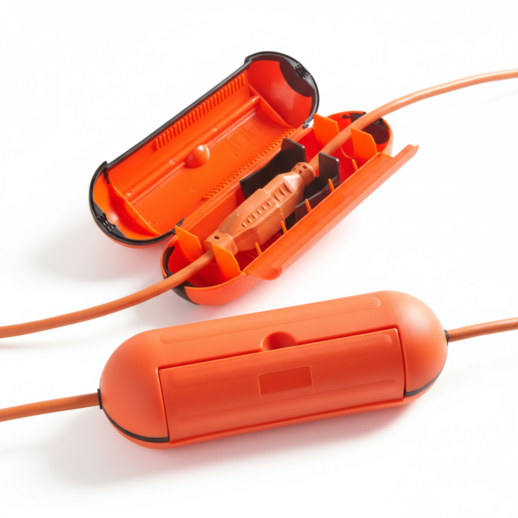 Extension Cord with Waterproof Safety Seal Connector Set of 2